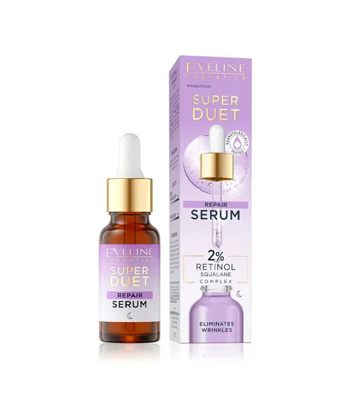 Eveline Super Duet Serum Repair 2% Retinol & Squalene Complex 18ML