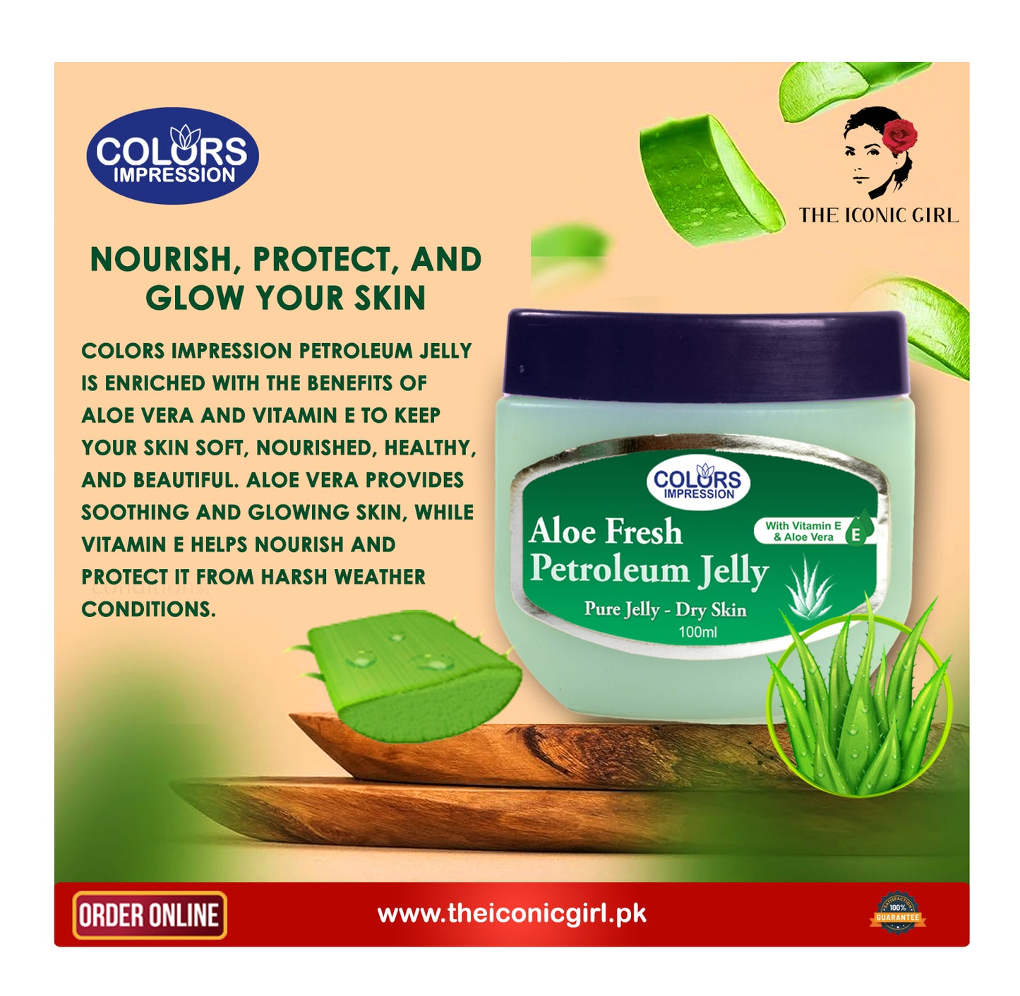 Colors Impressions Aloe Fresh Petroleum Jelly 100ml