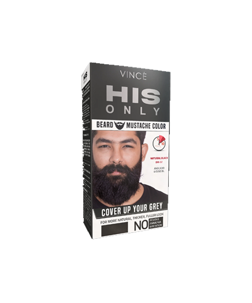 Natural Black - Beard &amp; Mustache Color (BM-02)
