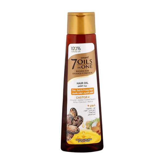 Emami 7 Oils in One Blends for Damage Control Hair Oil - Castor