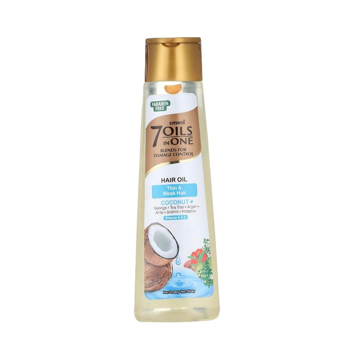 Emami 7 Oils in One Blends for Damage Control Hair Oil - Coconut