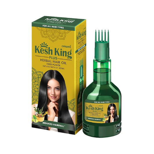 Emami Kesh King Plus Herbal Hair Oil Infused with 21 Herbs